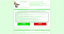 Desktop Screenshot of en-escarpins.com